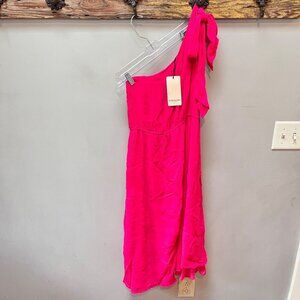 NEW Scotch & Soda Womens One Shoulder‎ Bow Dress- Size 38 (US M)